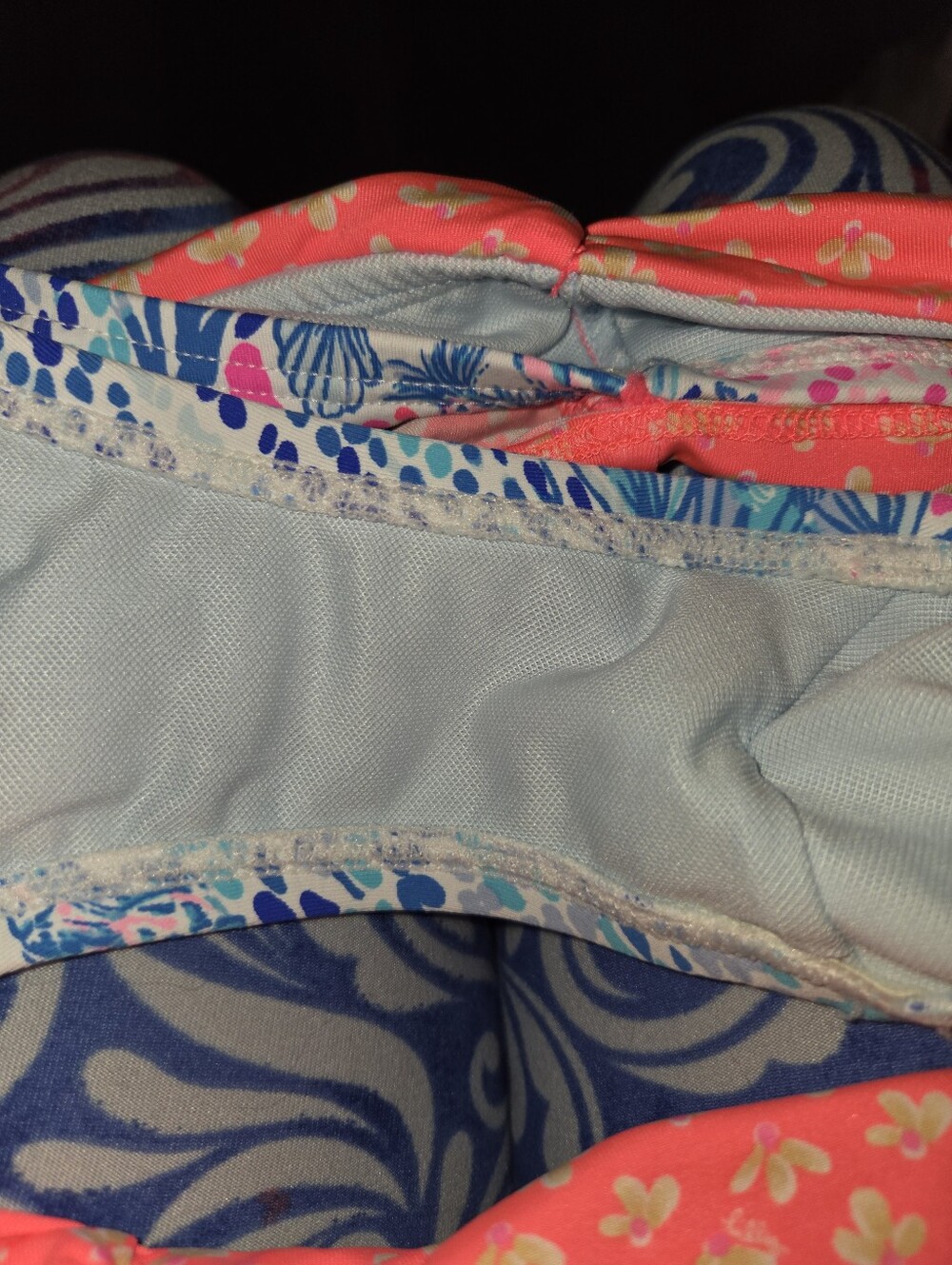 Lilly Pulitzer Lagoon Sarong Hipster Bikini Bottom Sway With Me Size 8 - Picture 3 of 4